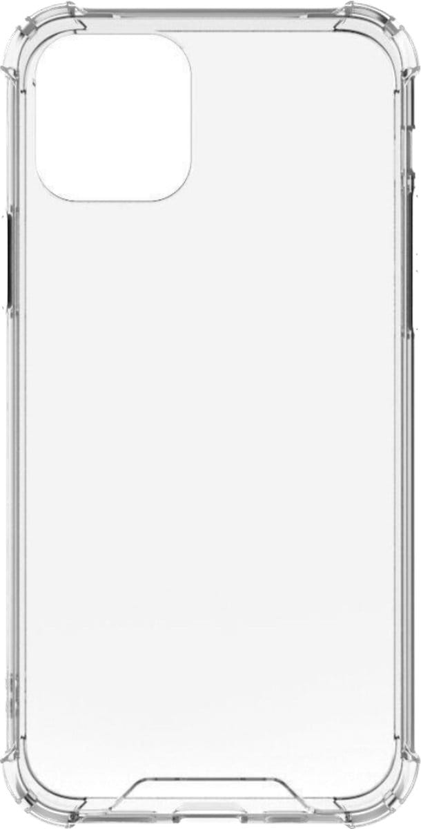 Hidzo telefoonhoesje - Transparant - Siliconen - shock proof hoesje backcover - IPhone 13