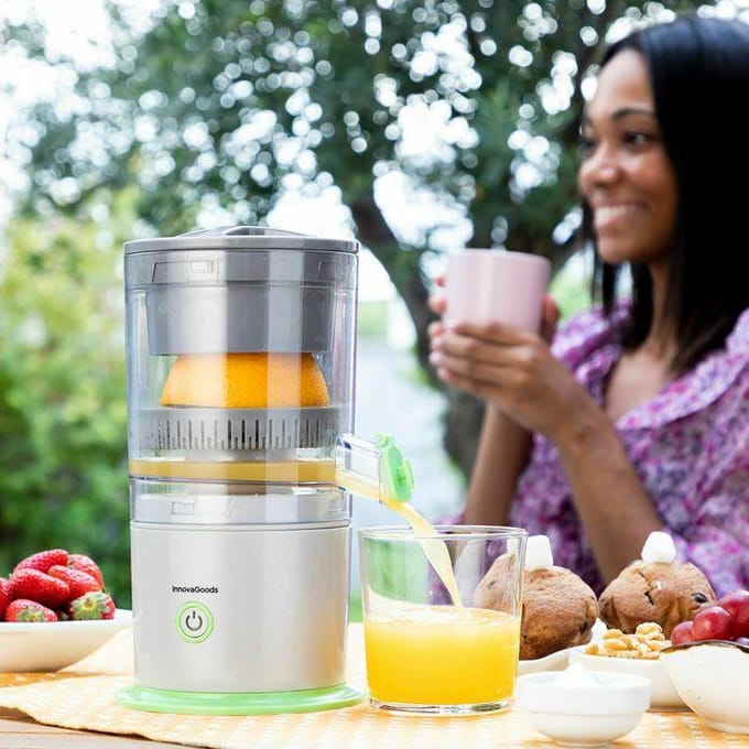 Citruspers - Juisso - Automatisch Oplaadbaar - 250 ml - Groen - 40 W groen