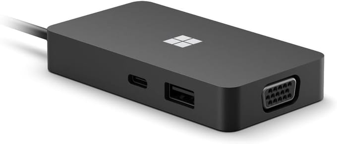 USB-C Travel Hub - Adapter Hub - Laptop Uitbreiden - Compact Ontwerp - 8.9 cm - Grijs