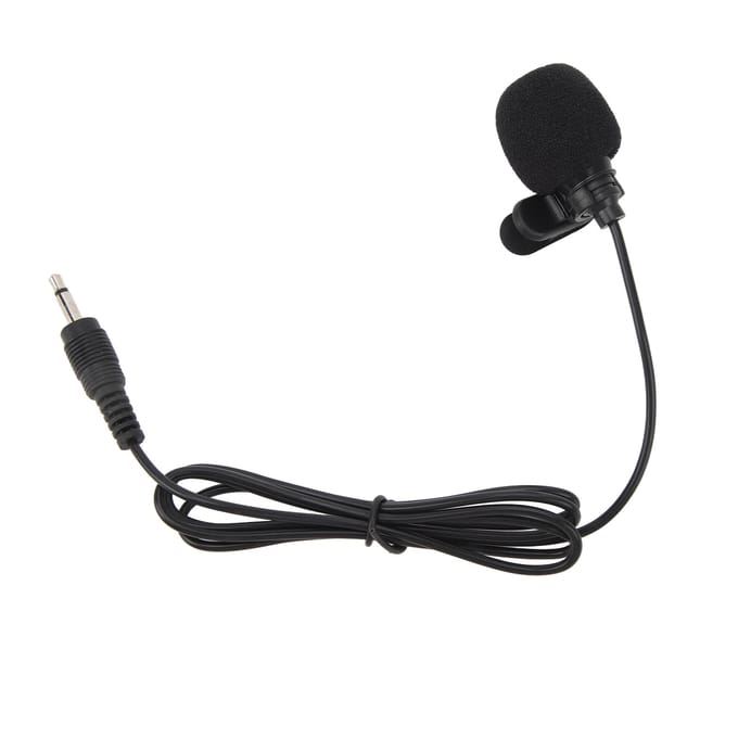 Microphone cravate filaire à pince, réduction du bruit, mini-microphone portable à condensateur omnidirectionnel