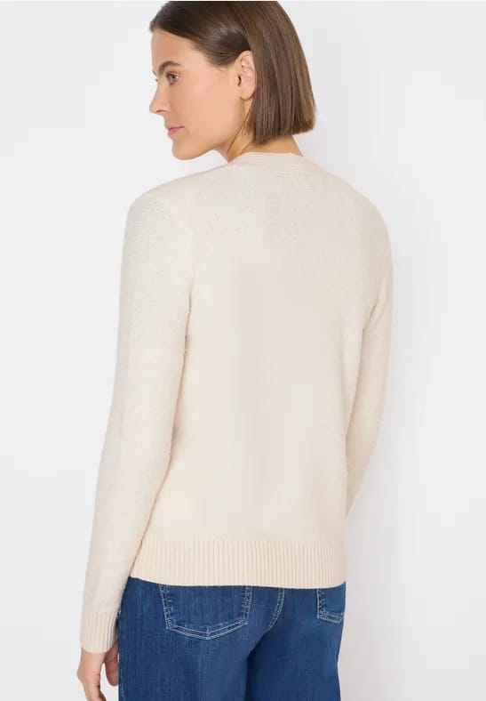 Zacht bouclé vest