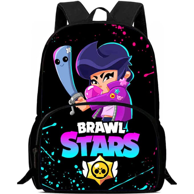 Brawl Stars Schooltas Hoge Definitie Print Multi-Functioneel Lichtgewicht Rugzak