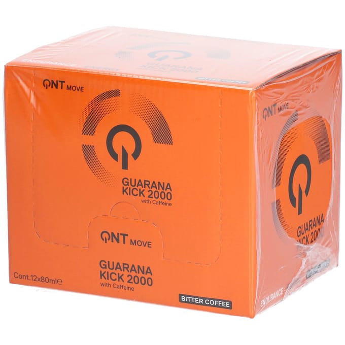 QNT Guarana Kick 2000 Bitter Coffee 12x80 Drinkbare oplossing