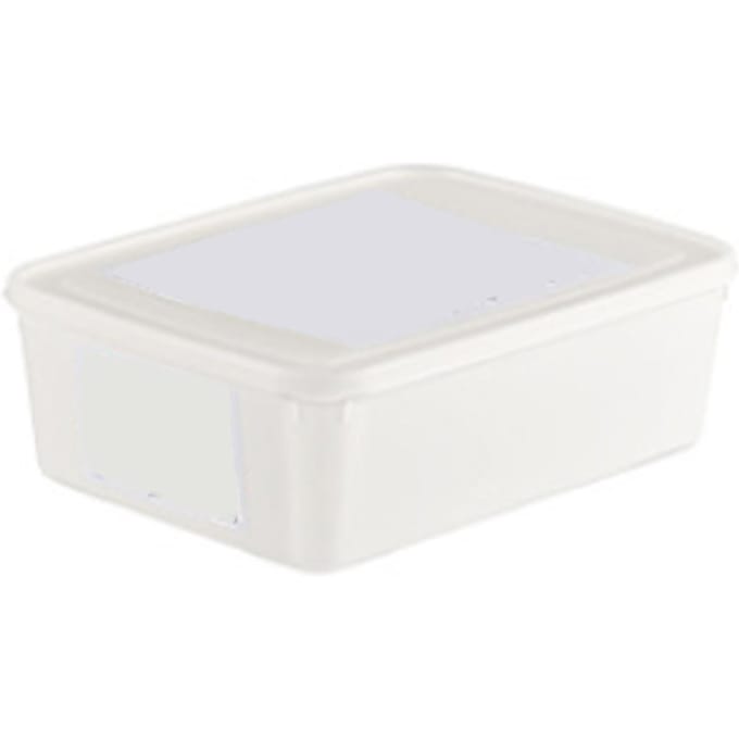 Koelkast Opbergdoos 4.5L PE PP Luchtdicht Koelkast Organizer Opbergcontainer voor Moedermelk white