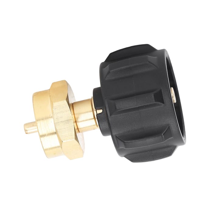 Navuladapter QCC1 Regelaarklep Messing Tankkoppeling voor 1 lb Propaangasfles