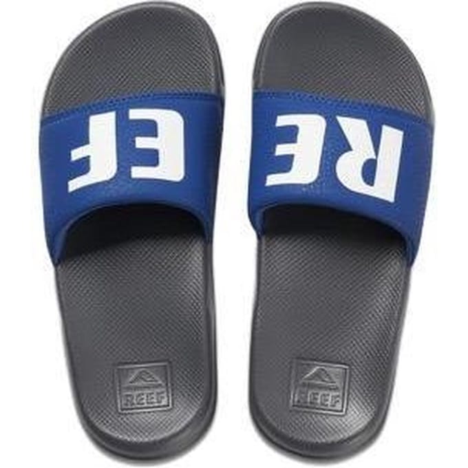 Reef Kids One Slide - Maat 31.32 - Jongens Slippers - Grey/Blue