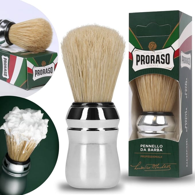 Proraso - Scheerkwast met Natuurlijke Zwijnenhaar