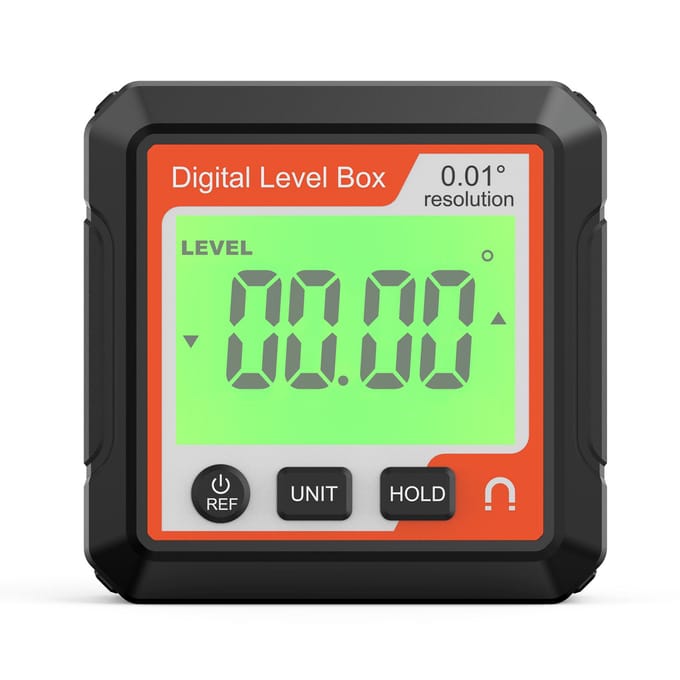 Niveau d'angle numérique, rapporteur électronique, inclinomètre avec base magnétique, boîte de niveau de précision LCD, angle