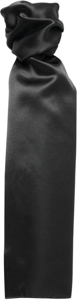 Premier 'Colours' Plain Business Scarf PB30 - Black - One size
