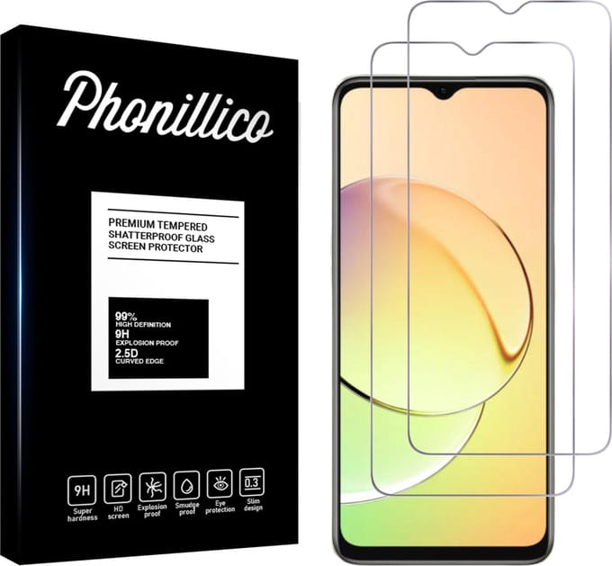 Screenprotector voor Realme 10 5G - 2 stuks Beschermglas van glas Transparante glazen schermbeschermfolie
