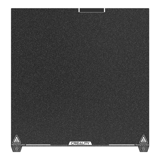 Creality K2 PLUS Mat PEI Bouwplaat met Poedercoating Textuur Printplatform Ultrahoog zwart