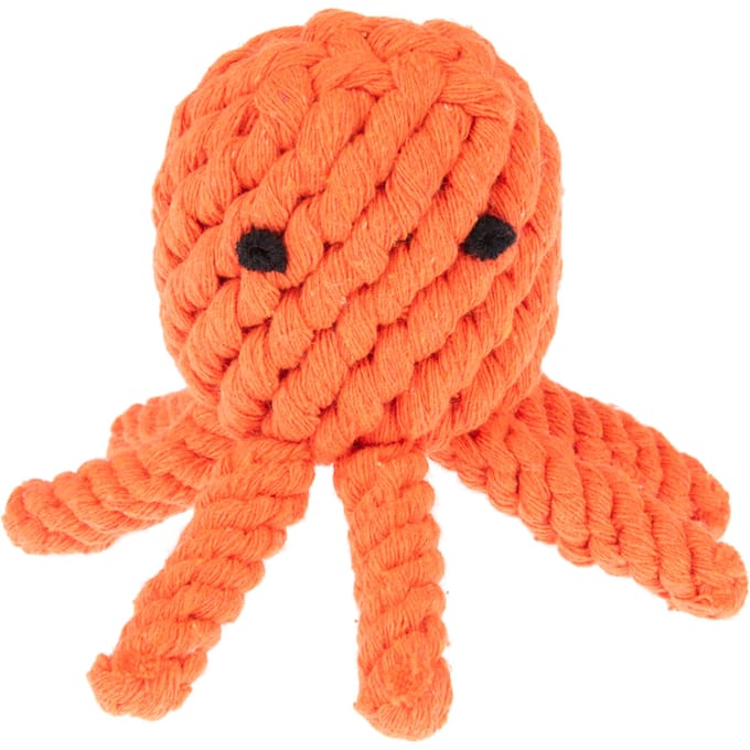 TIAKI Hondenspeelgoed Octopus - ca. Ø 12 x H 7 cm