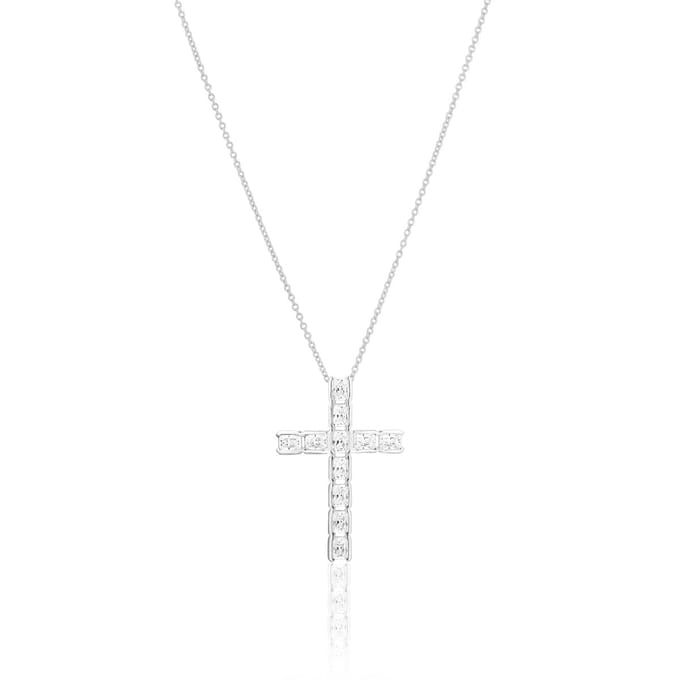 SIF JAKOBS JEWELLERY ROCCANOVA CROCE NECKLACE SJ-N2396-CZ.