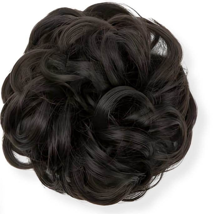 Guardian Beauty Messy Haarstuk Bun - Haarwrap Extensie - Gitzwart #1