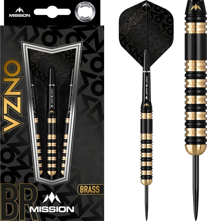 Mission Onza M3 Brass - Dartpijlen