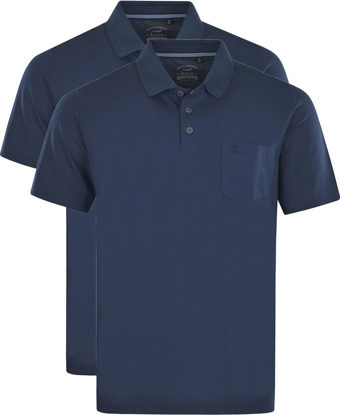 Hajo Heren poloshirt 2 pack Pique