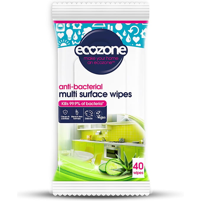 Ecozone Antibacteriële doekjes 40 doekjes