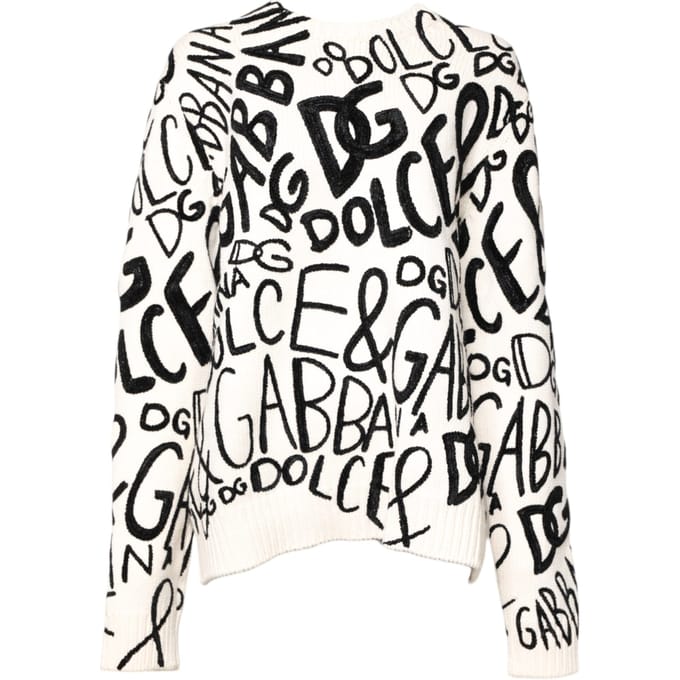 Allover Logo Gebreide Trui