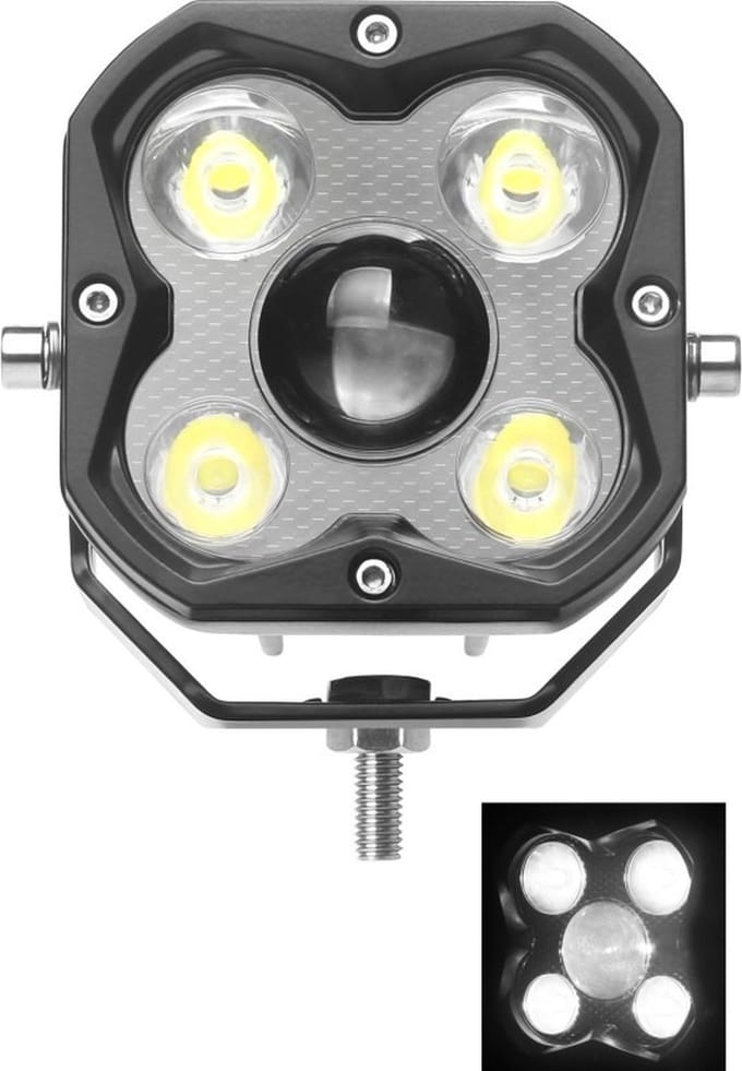 LED werklamp - 29W - 5 LED - Met lens - 2700 lumen