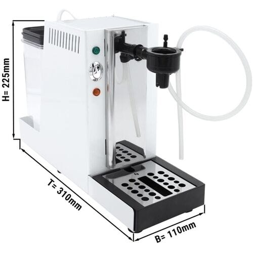 GGM Gastro Professioneller Milchaufschäumer - 1,5 Liter - Weiß