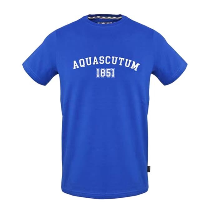 Aquascutum Heren Arch Logo T-Shirt (Luchtdruk)