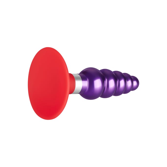RVS plug met siliconen zuignap, 10 cm