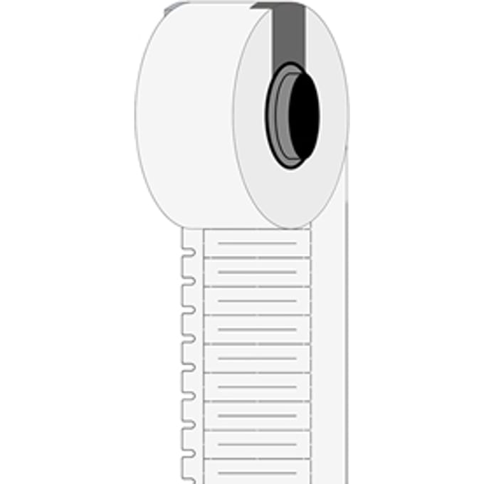 Brady M6-30x4.2-7597-WT polyethyleen labels wit | 30 mm x 4,20 mm (origineel)