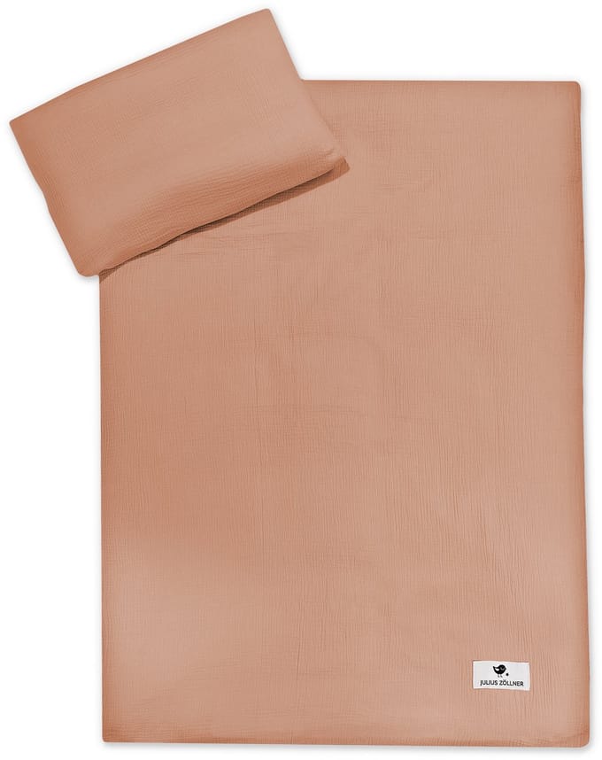 Julius Zöllner babybeddengoed mousseline - dune, maat 100x135 + 40x60 cm