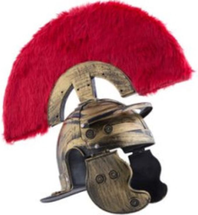 Helm Romeinse officier - Volwassenen - One Size