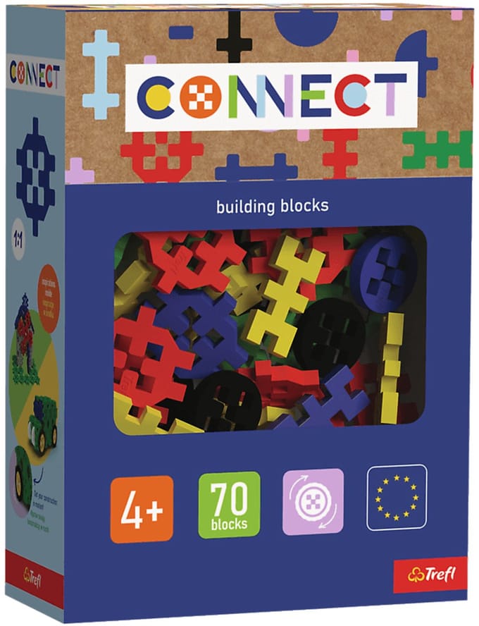 Connect - Bouwblokken 70 - Standaard Meerkleurig_FSC Mix 70%