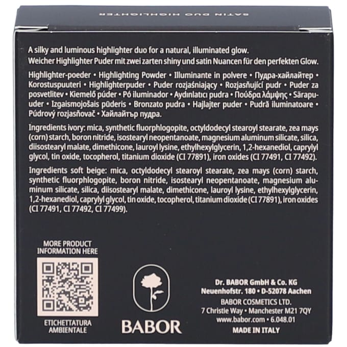 Doctor Babor Satin Duo Highlighter 1 Make-up