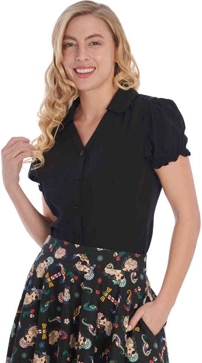 Banned - Jane Blouse - S - Zwart