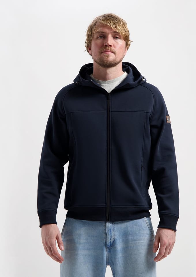 Travelin' Soren Heren - Outdoorvest - Sweater - Navy