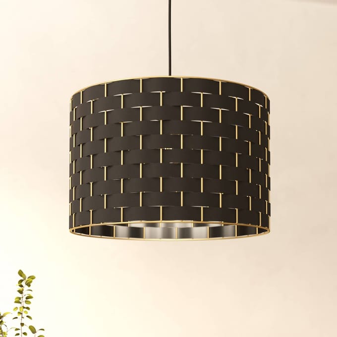 EGLO Marasales hanglamp - E27 - Ø38 cm - Zwart|Koper