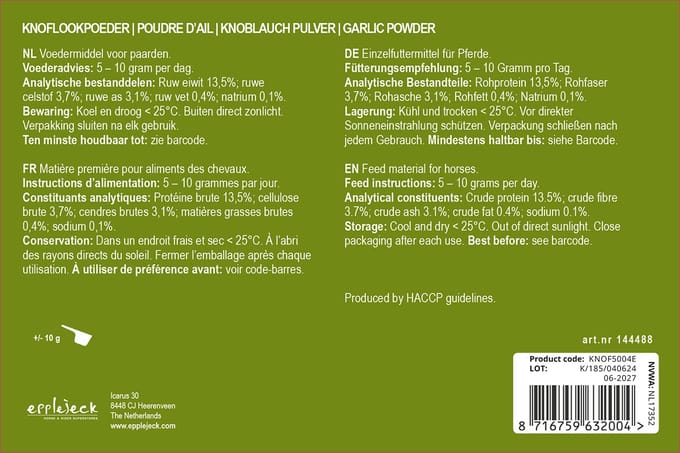 Epplejeck Epplejeck Knoflookpoeder