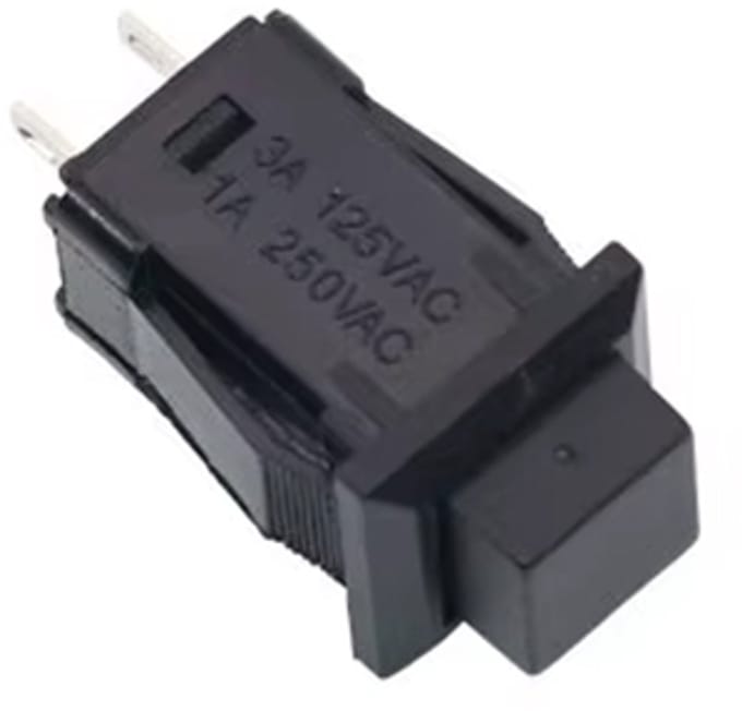 Schakelaar vierkant 10mm Momentary 250V/1A D-429B self-reset