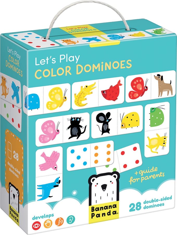 Banana Panda Laten we kleurendomino spelen 2+