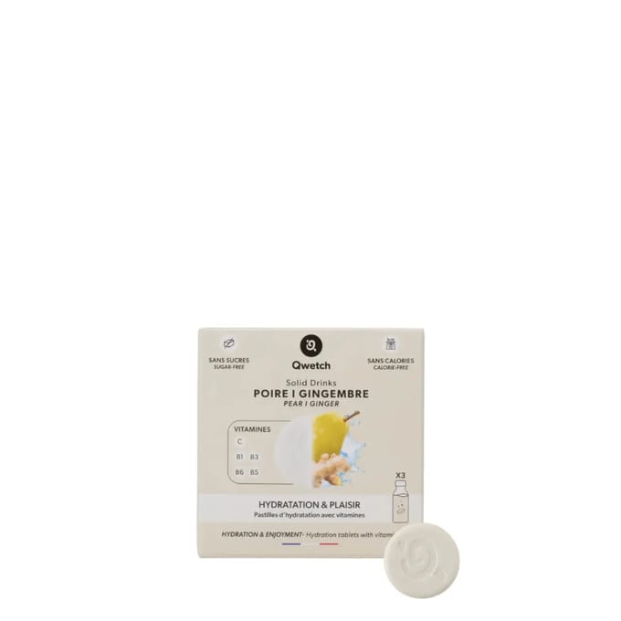Hydratatietabletjes Peren & Gember Qwetch (x3)