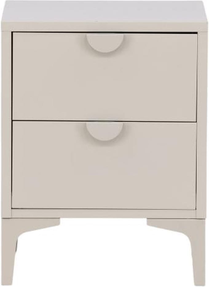 Svea - Salvo nachtkastje - 2 laden - beige