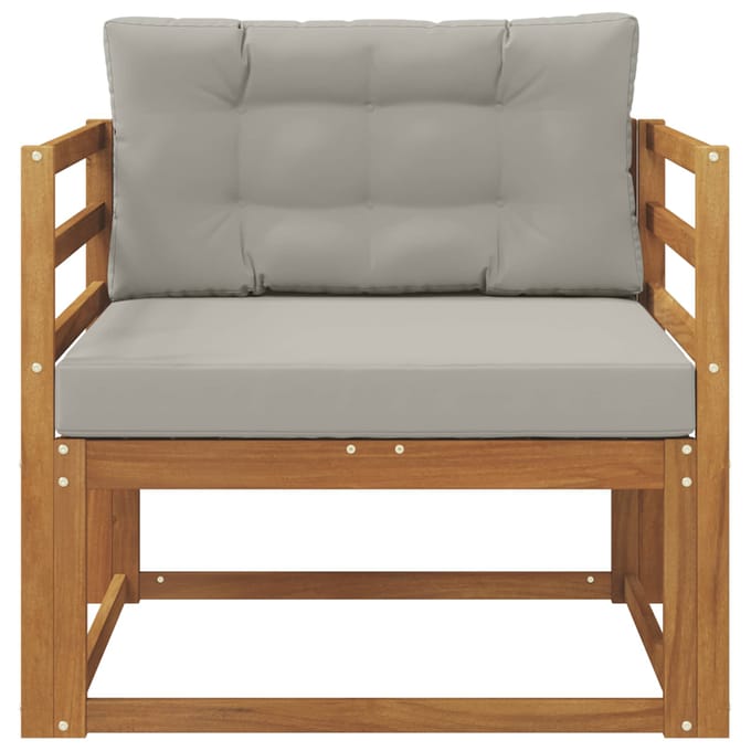 vidaXL - Buiten - Midden - Sofa - Naturel