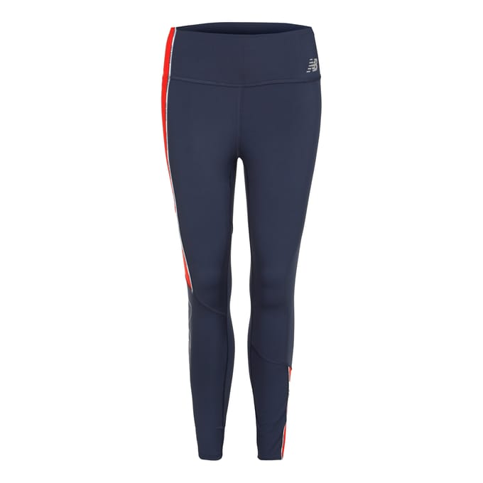New Balance Accelerate Pacer 7/8 Tight Dames-Blauw