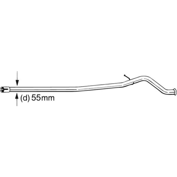 Reparatie pijp, katalysator BOSAL 889-315