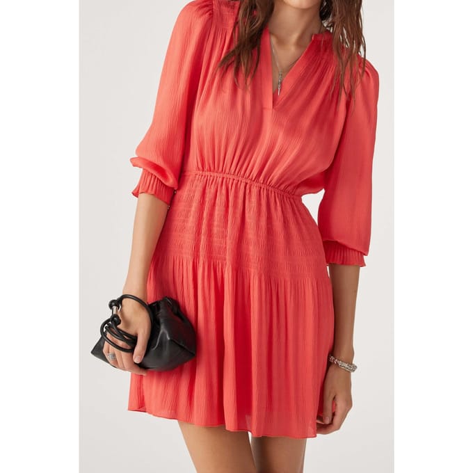 BA&SH Robe Kosee Corail Größe: L | Minikleider Outlet | Damen