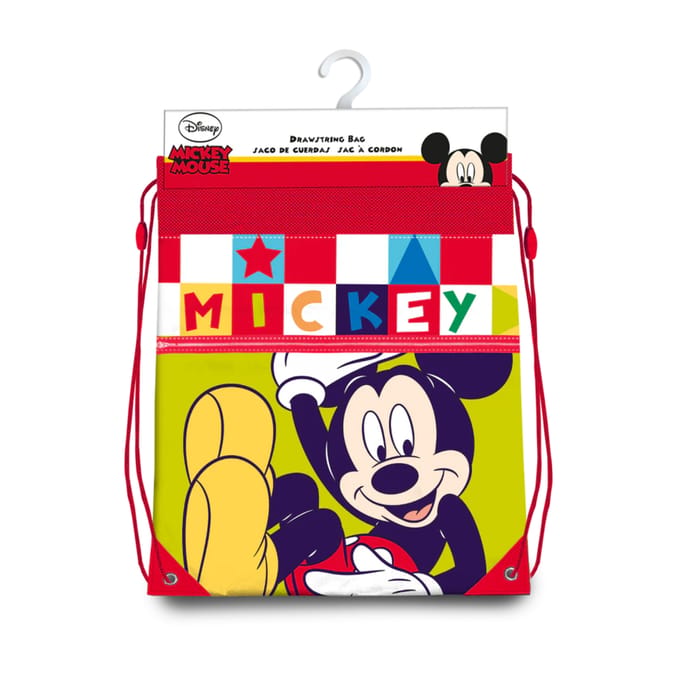 Disney Gymtas Mickey Mouse  Junior 42 Cm Polyester Rood/geel
