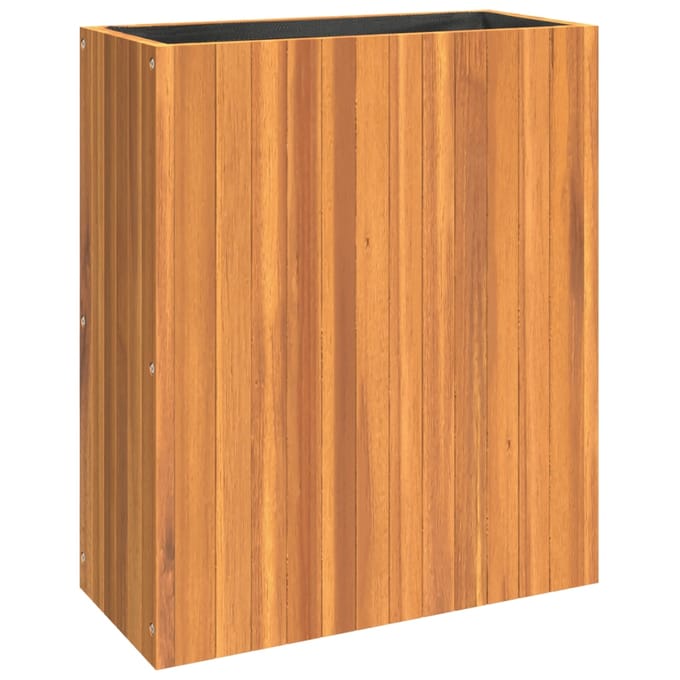 vidaXL - Plantenbak - 59x27,5x70 - cm - massief - acaciahout