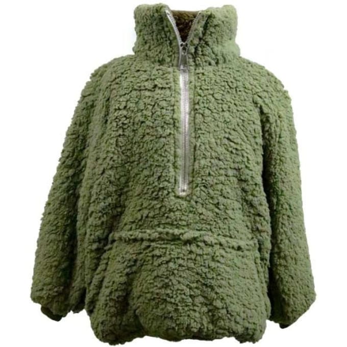 Unique Living - Hoodie Willow Kids Winter Green -43x47cm