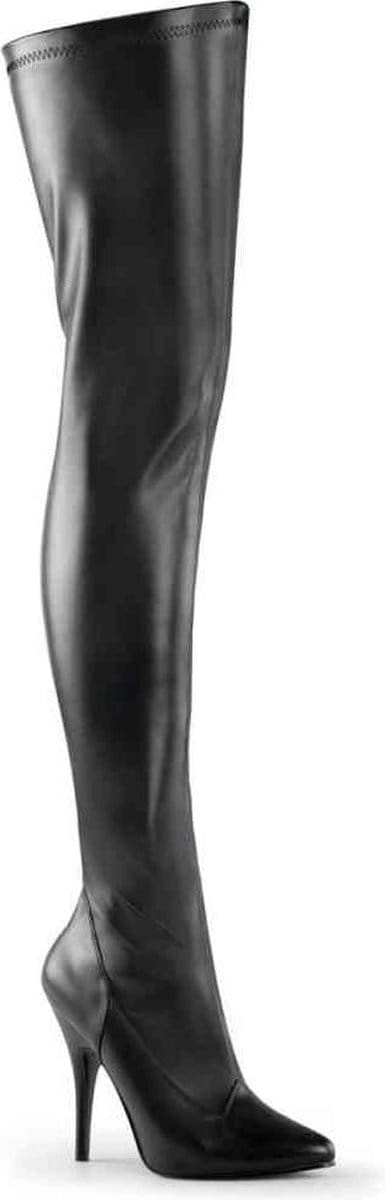EU 40 = US 10 | SEDUCE-3000 | 5 Plain Stretch Thigh Boot