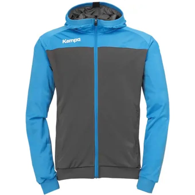 Kempa Prime Multi Jacket kinderen - Grijs / Lichtblauw - maat 128