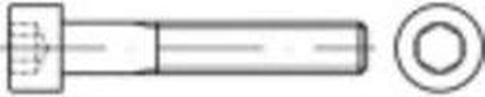 TOOLCRAFT TO-5371935 Cilinderschroeven M2,5 16 mm Binnenzeskant (inbus) ISO 4762 RVS A2 100 stuk(s)