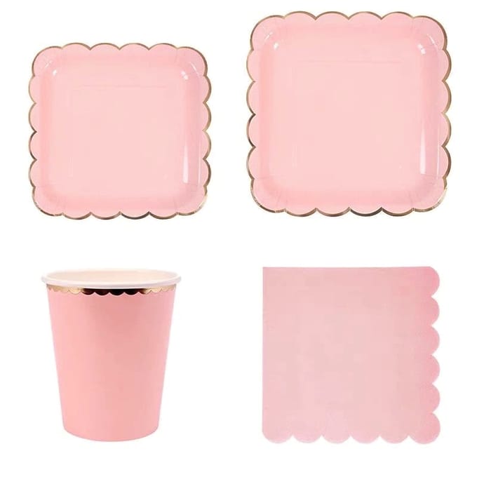 Tafeldecoratieset Pastel Roze